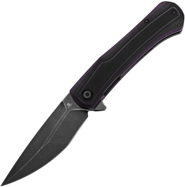 Tenable Kratos Linerlock Black Folding Knife Nitro V G10