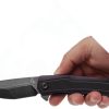 Tenable Kratos Linerlock Black Folding Knife Nitro V G10