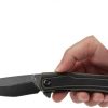 Tenable Kratos Linerlock Folding Knife Nitro V Black Green G10