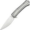 Tenable Kratos Linerlock Folding Knife Nitro V Black White G10