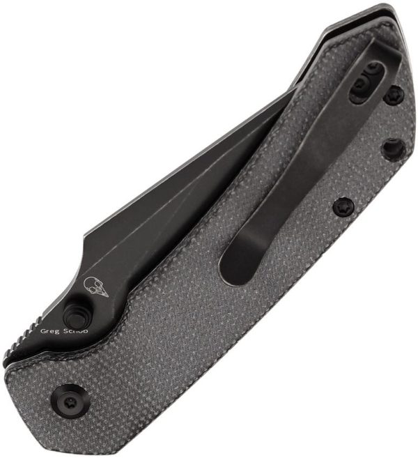Tenable Fenrir Button Lock Black Micarta
