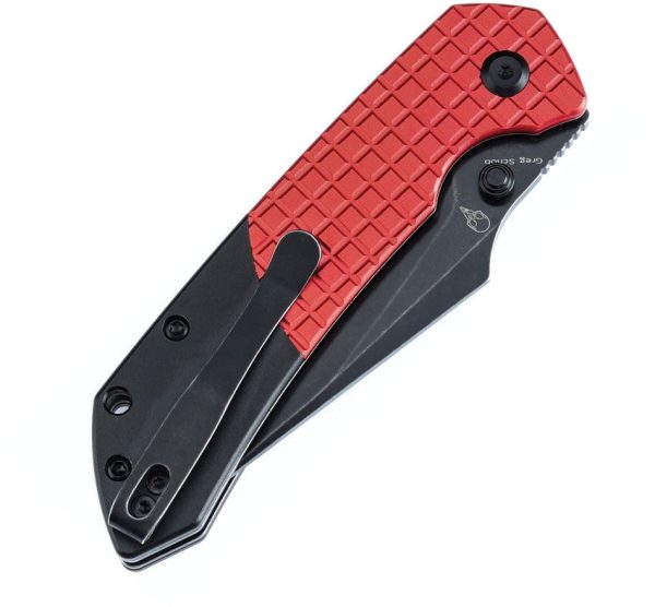 Tenable Fenrir Button Lock Red/Black Aluminum