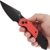 Tenable Fenrir Button Lock Red/Black Aluminum