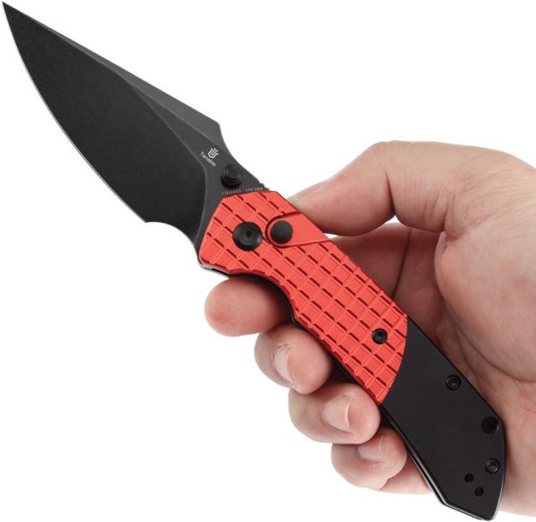 Tenable Fenrir Button Lock Red/Black Aluminum
