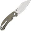Tenable Nesstreet Button Lock Green Micarta