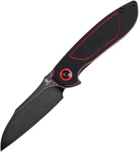 Tenable Knives Prometheus Linerlock Black/Red G10