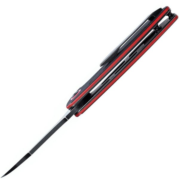 Tenable Knives Prometheus Linerlock Black/Red G10