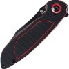 Tenable Knives Prometheus Linerlock Black/Red G10