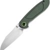Tenable Prometheus Linerlock Green 14C28N Folding Knife EDC