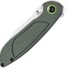 Tenable Prometheus Linerlock Green 14C28N Folding Knife EDC