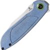 Tenable Prometheus Linerlock Blue Folding Knife 14C28N Sandvik