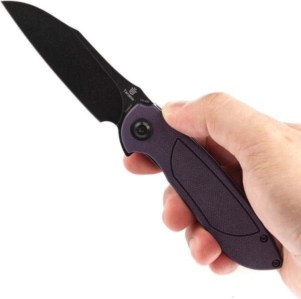 Tenable Knives Prometheus Linerlock Purple/Black G10