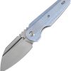 Tenable Rafe L Linerlock Folding Knife 14C28N Blue Micarta