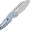 Tenable Rafe L Linerlock Folding Knife 14C28N Blue Micarta