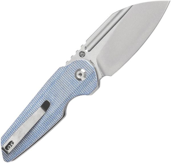 Tenable Rafe L Linerlock Folding Knife 14C28N Blue Micarta