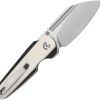 Tenable Rafe L Linerlock 14C28N Sandvik Folding Knife Ivory