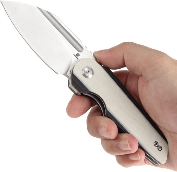 Tenable Rafe L Linerlock 14C28N Sandvik Folding Knife Ivory