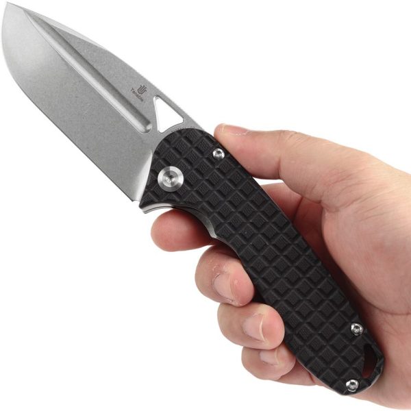Tenable Knives Bombur Linerlock Black Frag G10