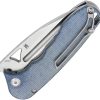 Tenable Knives Bombur Linerlock Blue Micarta D2