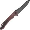 Tenable Colibri Tech Linerlock Folding Knife Nitro V Black Red