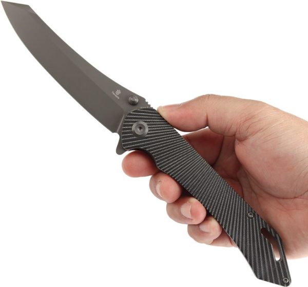 Tenable Colibri Tech Linerlock Folding Knife Nitro V Gray Blade