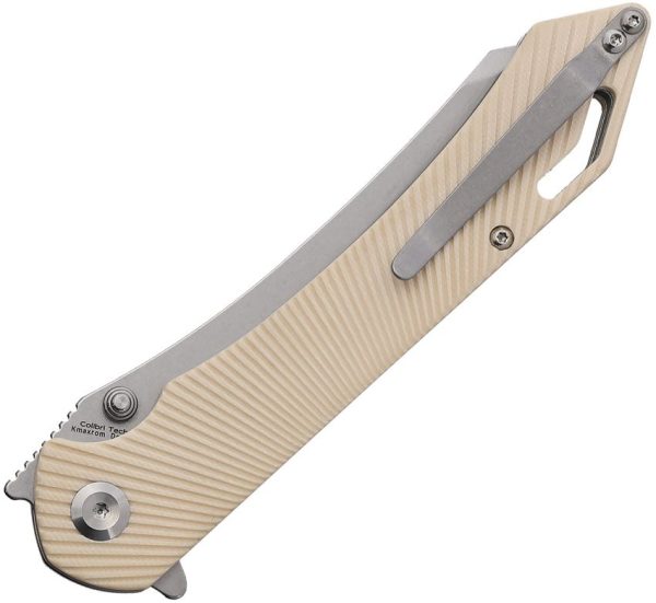 Tenable Colibri Tech Ivory G10 Folding Knife Nitro V Steel