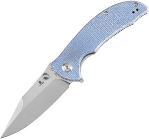 Tenable Rei Linerlock Blue Folding Knife 14C28N Sandvik Stainless