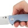 Tenable Rei Linerlock Blue Folding Knife 14C28N Sandvik Stainless