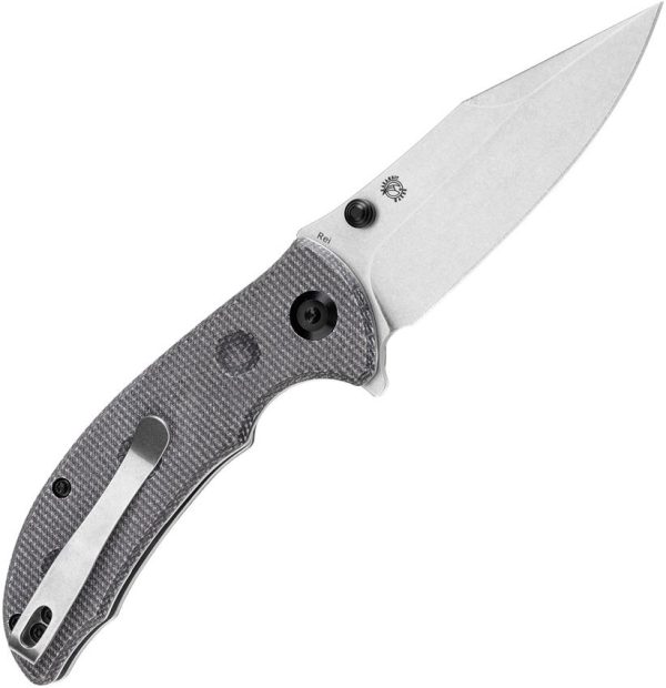 Tenable Rei Linerlock Black Folding Knife 14C28N Sandvik Steel