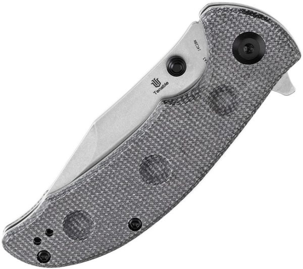 Tenable Rei Linerlock Black Folding Knife 14C28N Sandvik Steel