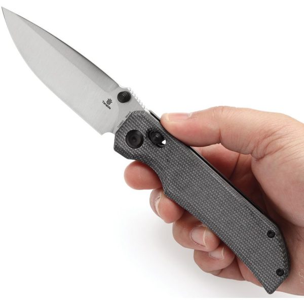 Tenable Knives Eaglestrike Crossbar Lock Black Micarta