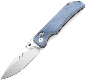 Tenable Knives Eaglestrike Crossbar Lock Blue Micarta