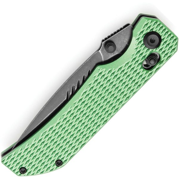 Tenable Knives Eaglestrike Crossbar Lock Green Aluminum