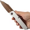 Kansept Nettle Linerlock - Silver Aluminum