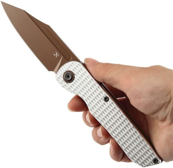Kansept Nettle Linerlock - Silver Aluminum