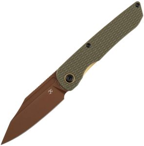 Kansept Nettle Linerlock - Olive G10