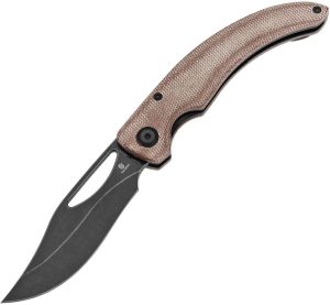 Tenable Knives Gideon Linerlock Brown Folding Knife Nitro V