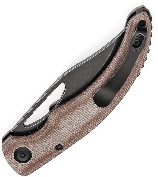 Tenable Knives Gideon Linerlock Brown Folding Knife Nitro V