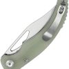 Tenable Gideon Linerlock Jade G10 Folding Knife Nitro V Steel