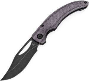 Tenable Gideon Linerlock Purple Micarta Folding Knife Nitro V