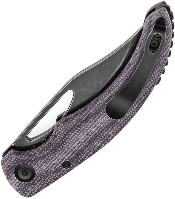 Tenable Gideon Linerlock Purple Micarta Folding Knife Nitro V