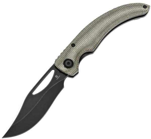 Tenable Gideon Linerlock Green Micarta Folding Knife Nitro V