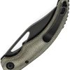 Tenable Gideon Linerlock Green Micarta Folding Knife Nitro V