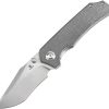Tenable Fermi Linerlock Black Micarta Folding Knife 14C28N