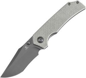Tenable Fermi Linerlock Green Micarta Folding Knife 14C28N