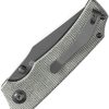 Tenable Fermi Linerlock Green Micarta Folding Knife 14C28N