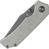 Tenable Fermi Linerlock Green Micarta Folding Knife 14C28N