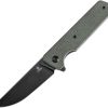Tenable Anomaly Linerlock Folding Knife Green Micarta Nitro V
