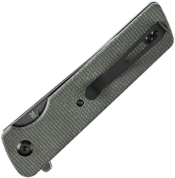 Tenable Anomaly Linerlock Folding Knife Green Micarta Nitro V