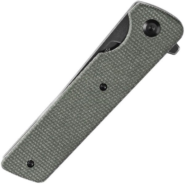 Tenable Anomaly Linerlock Folding Knife Green Micarta Nitro V